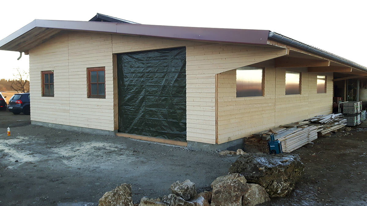 Zimmerei - Leibold Bau - Schuppenbau